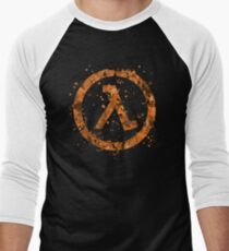 Half Life Splatter Men's Baseball ¾ T-Shirt