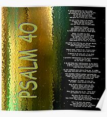 Psalm 40 Poster