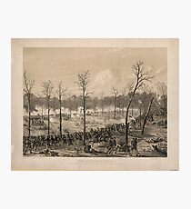 American Civil War: The Battle of Shiloh by Alfred Edward Mathews (1862) Photographic Print