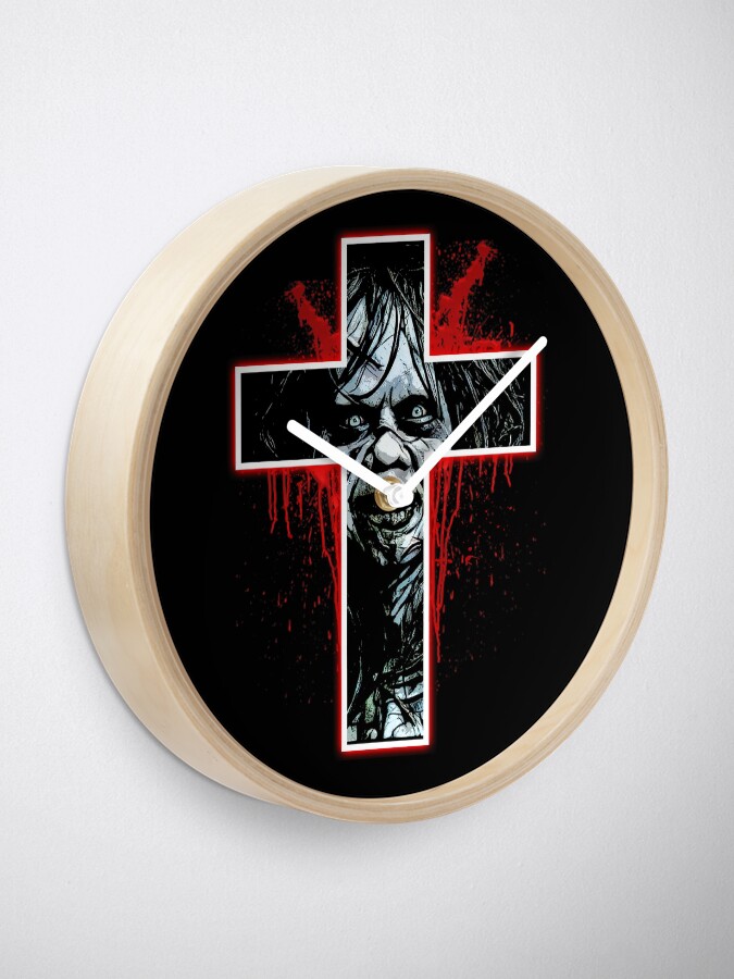 Alternate view of Regan- the Exorcist Clock