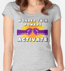Wonder Twins Women's Fitted Scoop T-Shirt