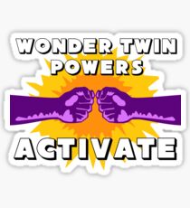 Wonder Twins Sticker