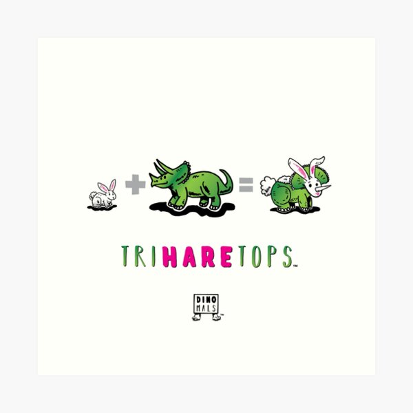 TRIHARETOPS™: MATH Art Print