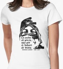 VENEZUELA IN RESISTANCE NEOMAR LANDER QUOTE Women's Fitted T-Shirt