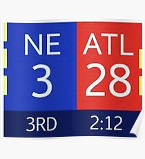 The Falcons 28-3 Lead Poster
