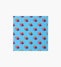 Isometric strawberries pattern. Art Board
