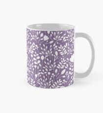 Purple Floral Print Mug