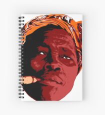 Afrikanische Frau Spiralblock