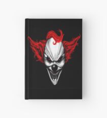 Happy Evil Clown Red Hair Hardcover Journal