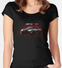 Abbildung 2017 Chevrolets Camaro ZL1 Tailliertes Rundhals-Shirt