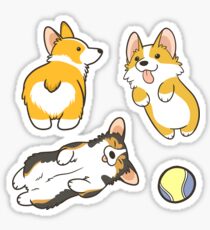 Pegatina Corgi set