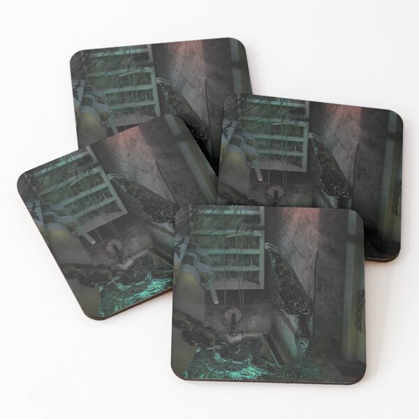 Creature in the dark Coasters (Set of 4)