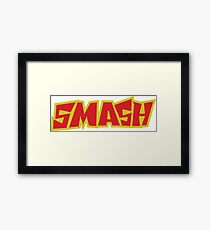 Smash Framed Print