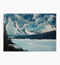 Snowy Mountains Photographic Print