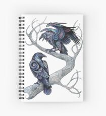 Hugin and Munin Spiral Notebook