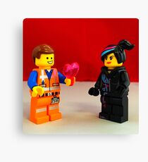 Lienzo Emmet Loves Wyldstyle