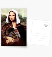 Mona Lisa Erntedank-Pilger Postkarten