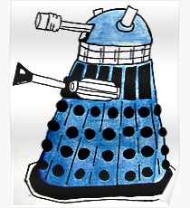 Blue Darlek Poster