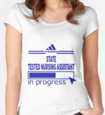 STATE TESTED NURSING ASSISTANT Women's Fitted Scoop T-Shirt