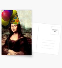 Postales Mona Lisa Cumpleaños