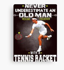 Roger Federer Tshirt Canvas Print