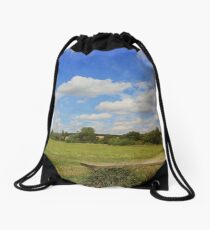 Sit and Enjoy The Countryside Drawstring Bag