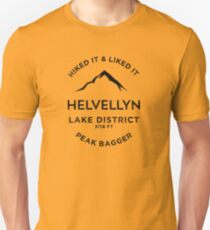 Lake District-Helvellyn Peak Bagging Unisex T-Shirt