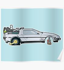 Busted: DeLorean DMC-12 Poster