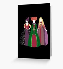 Halloween Witches Greeting Card