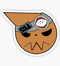 soul eater sign and headband Sticker