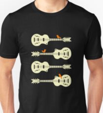 Birds On Guitar Strings Unisex T-Shirt