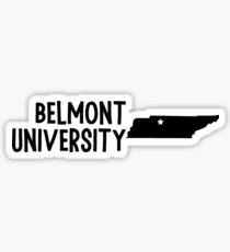 Belmont University Sticker