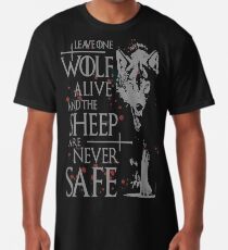 Thrones wolf t-shirt best quote Long T-Shirt
