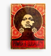 Angela Davis poster 1971 Metal Print