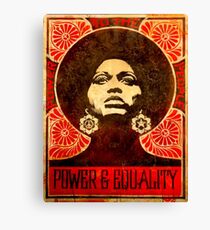 Angela Davis poster 1971 Canvas Print
