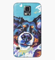 Bernese Mountain Dog Bright colorful pop dog art Case/Skin for Samsung Galaxy