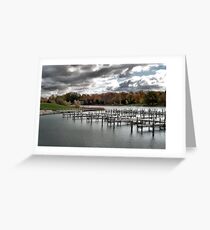 Cheboygan Docks Greeting Card
