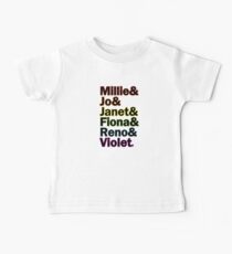 Sutton Foster Roles | White + Color Baby Tee