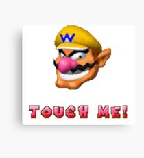Wario Touch Me ! Canvas Print