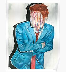 gerard way drip portrait Poster