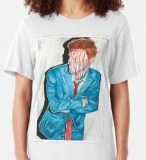 gerard way drip portrait Slim Fit T-Shirt