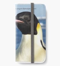 Emperor penguin (Aptenodytes forsteri) iPhone Wallet/Case/Skin