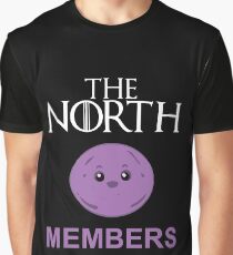 Camiseta gráfica Los miembros del norte - negro