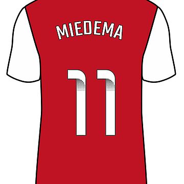 Vivianne Miedema Arsenal 11 Jersey Sticker for Sale by Hevding