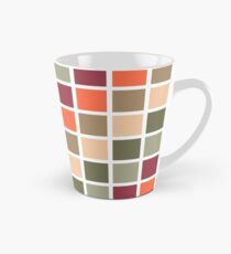 Retro Squares Pattern Tall Mug