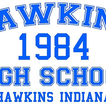 Hawkins High School T-Shirt inspired by the TV series Stranger Things -  Regular T-Shirt — MoviTees