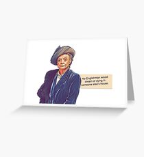 No Englishman Greeting Card