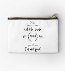 Thomas Barrow quote Studio Pouch