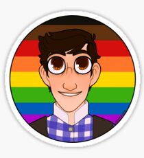 gay davey jacobs Sticker