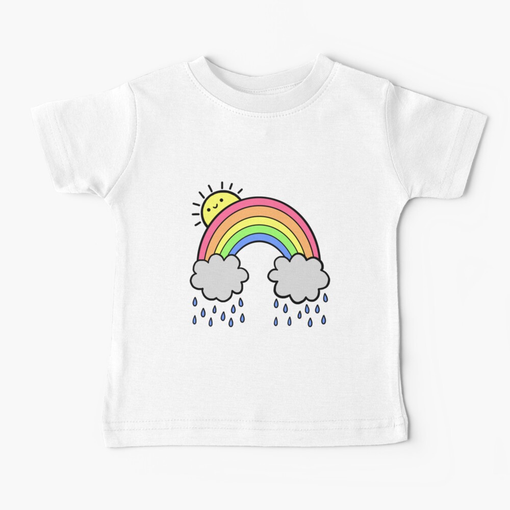 Rainbow Above the Clouds Baby T-Shirt